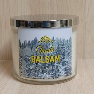 Bath & Body Works FRESH BALSAM Candle 3-Wick 14.5 oz Jar